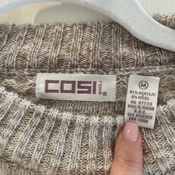 Vintage Cosi Grandpa Sweater Women's Size Med - Picture 3 of 3